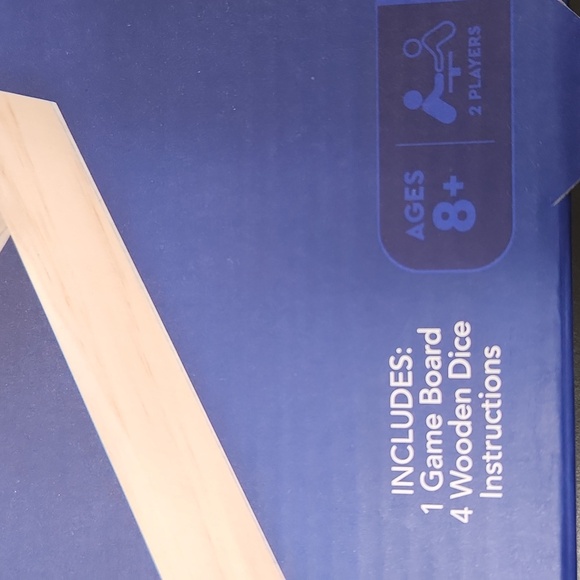 NWT  Shut The Box Classic Wooden Game - Natural Wood - Picture 5 of 7